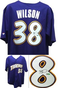 Brian Wilson Signed Louisiana State LSU Jersey MLB COA